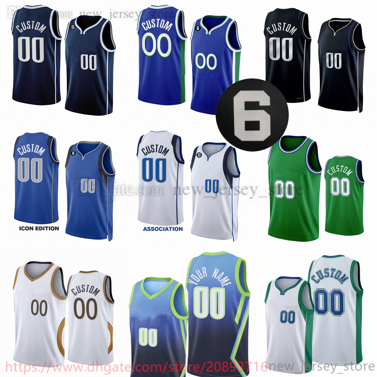Custom 2023 New season Printed Basketball Jerseys 77 Luka 8 Josh Doncic Green 2 Kyrie 11 Tim Irving Hardaway Jr. 44 Davis Bertans 35 Christian Wood 7 Dwight Powell 6 patch, Printed (with team logo)
Custom 2023 New season Printed Basketball Jerseys 77 Luka 8 Josh Doncic Green 2 Kyrie 11 Tim Irving Hardaway Jr. 44 Davis Bertans 35 Christian Wood 7 Dwight Powell 6 patch, Printed (with team logo)