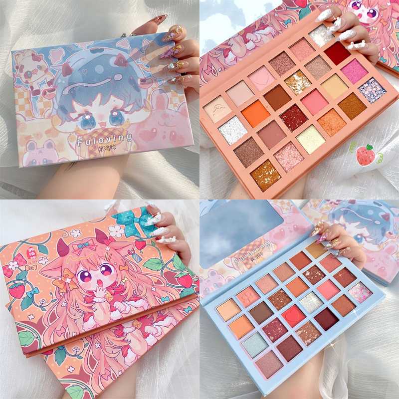 Eye Shadow 24-Color Cute Anime Eyeshadow Palette Glitter Powder Girls Pearlescent Waterproof PlateEyeEye, Starry sky-6colors
Eye Shadow 24-Color Cute Anime Eyeshadow Palette Glitter Powder Girls Pearlescent Waterproof PlateEyeEye, Starry sky-6colors