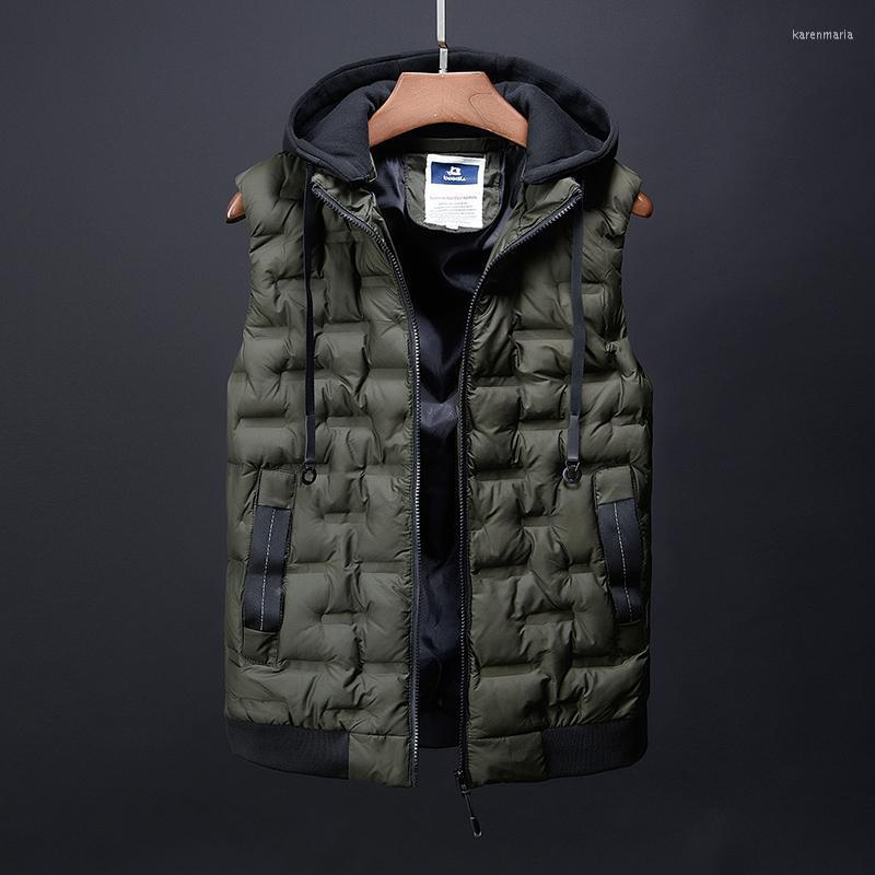 Men's Vests Crocodile Brand Male Hooded Thick Warm Jacket Waistcoat Men Vest Cotton Plus Size Big Casual Winter Sleeveless Kare22, Gray
Men's Vests Crocodile Brand Male Hooded Thick Warm Jacket Waistcoat Men Vest Cotton Plus Size Big Casual Winter Sleeveless Kare22, Gray