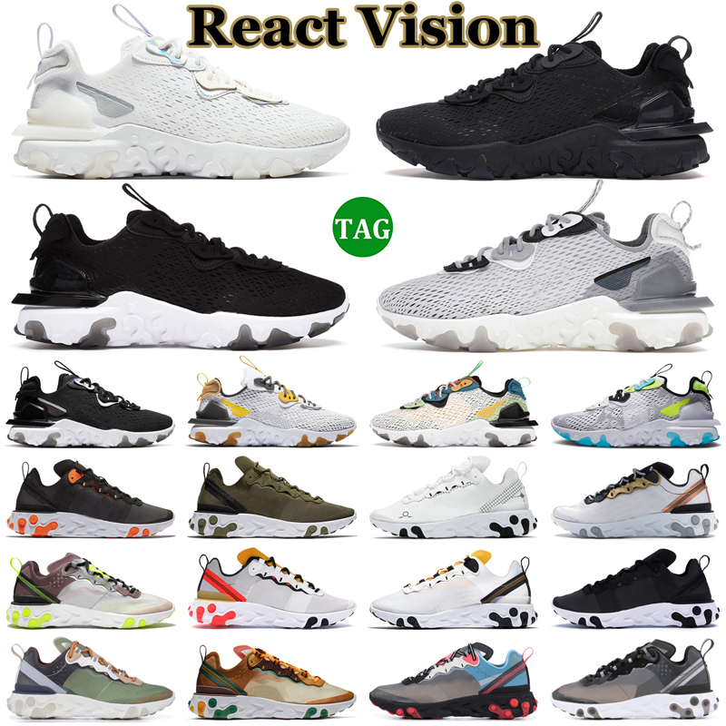 React Vision Element 55 87 Running Shoes Men Women Black White Light Vast Smoke Grey Worldwide Mens Trainers Outdoor Sports Sneakers
React Vision Element 55 87 Running Shoes Men Women Black White Light Vast Smoke Grey Worldwide Mens Trainers Outdoor Sports Sneakers