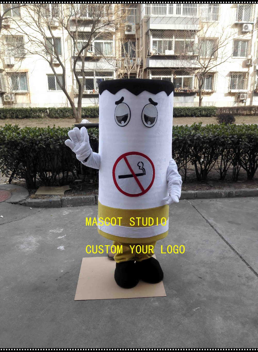 No smoking Cigarette Mascot costume tobacco custom fancy costume anime kit mascotte theme fancy dress carnival 41675, White
No smoking Cigarette Mascot costume tobacco custom fancy costume anime kit mascotte theme fancy dress carnival 41675, White