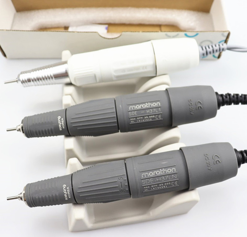 STRONG 210 45000RPM 35K & 45K RPM Dental LAB MARATHON Micromotor Polishing Handpiece 2.35mm SDE-H37LN H37L1 102L 105L 220711