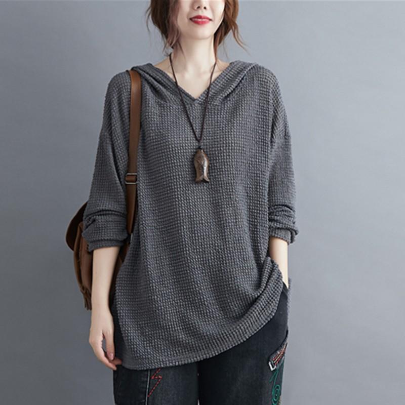 Women's Hoodies & Sweatshirts Women Long Sleeve Casual 2022 Autumn Simple Style Solid Color Loose Female Hooded Cotton Tops B1040, Gray
Women's Hoodies & Sweatshirts Women Long Sleeve Casual 2022 Autumn Simple Style Solid Color Loose Female Hooded Cotton Tops B1040, Gray