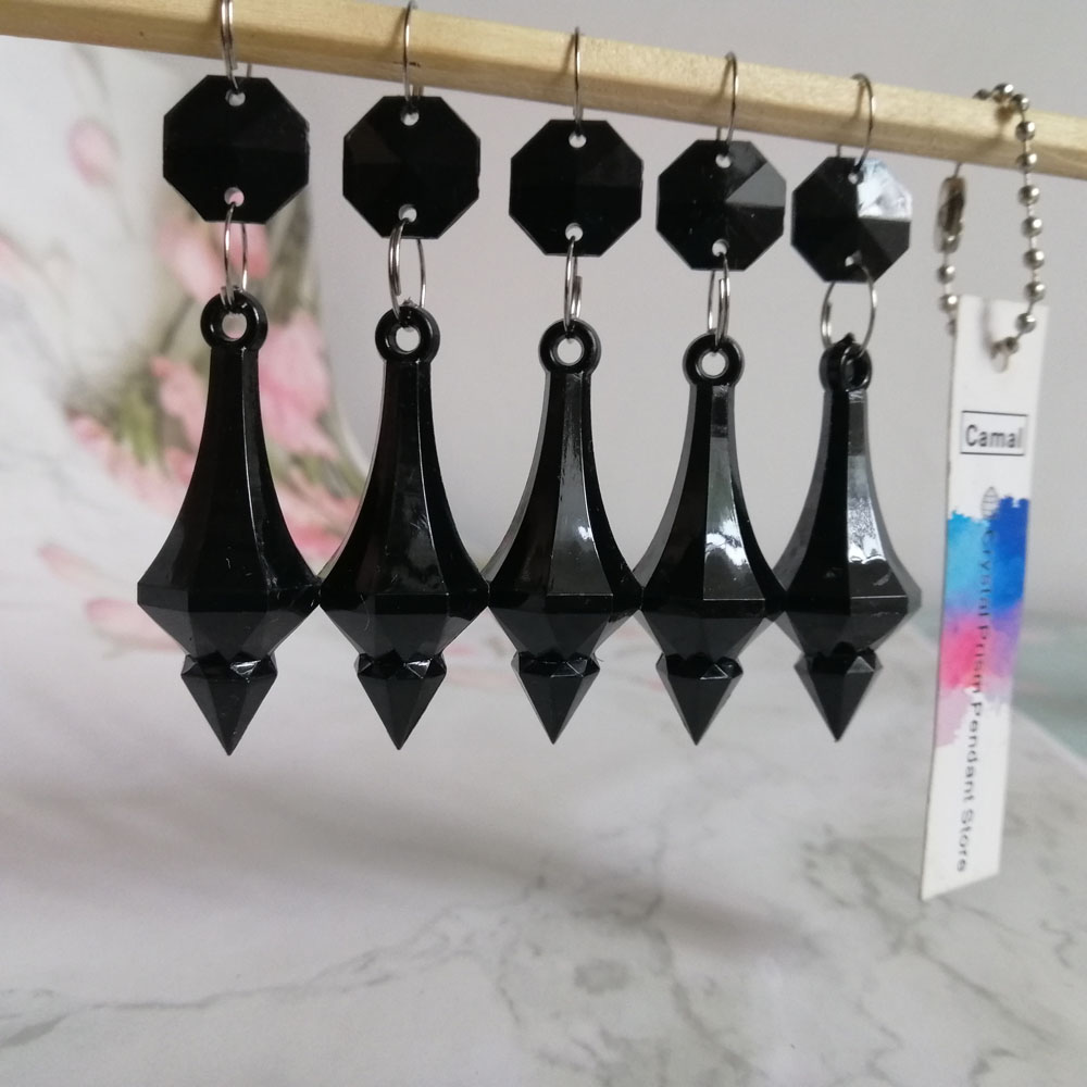 Camal 5pcs 75mm Black Acrylic Octagonal Bead String Prisms Garland Chandelier Hanging Home Party Curtain Wedding Centerpiece DIY, As described
Camal 5pcs 75mm Black Acrylic Octagonal Bead String Prisms Garland Chandelier Hanging Home Party Curtain Wedding Centerpiece DIY, As described