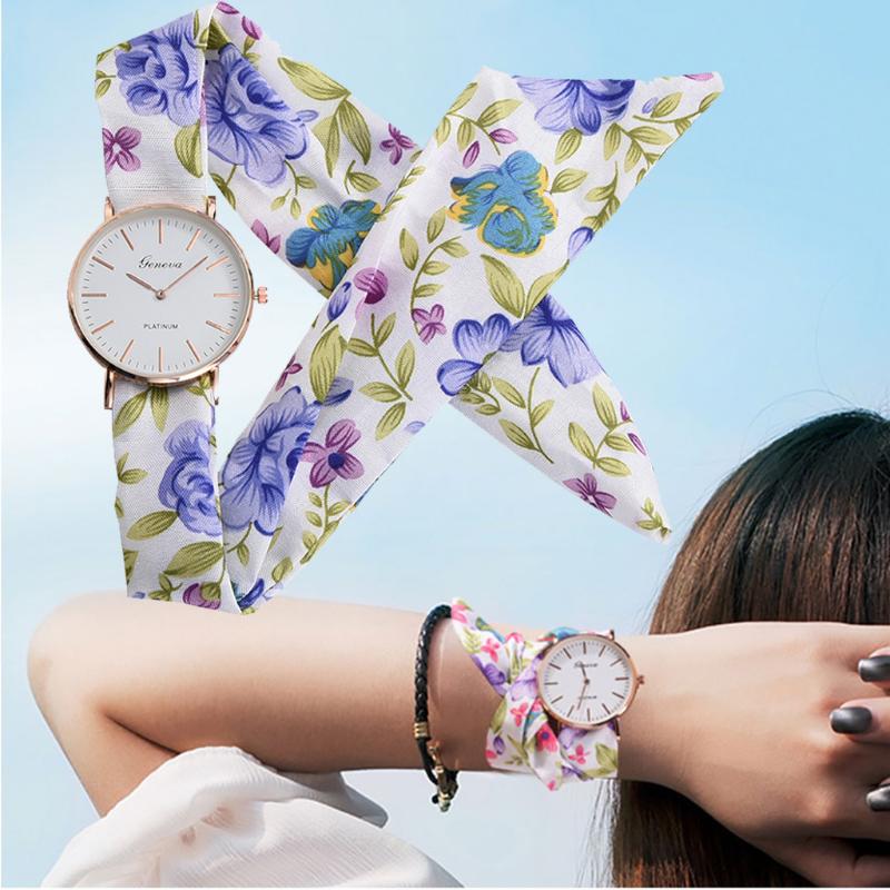 Wristwatches Men's Watches Fashion Flower Cloth Design Watch Sweet Girl Bracelet Women's Dress WatchWristwatches 
Wristwatches Men's Watches Fashion Flower Cloth Design Watch Sweet Girl Bracelet Women's Dress WatchWristwatches