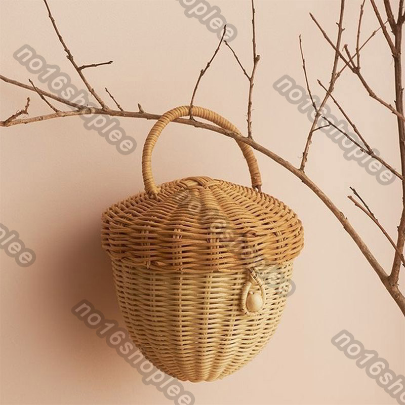 bag Handwoven Designer Handbag Bamboo Fiber Shoulder Bag Cute Forest Style Girly Kids Basket Hazelnut shape rattan
bag Handwoven Designer Handbag Bamboo Fiber Shoulder Bag Cute Forest Style Girly Kids Basket Hazelnut shape rattan