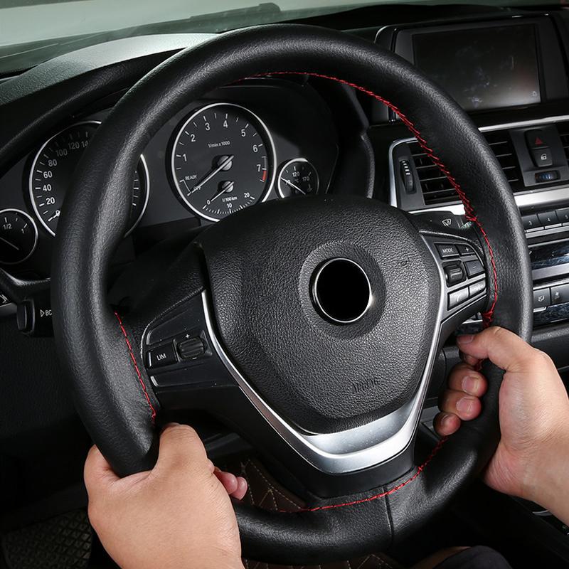 Steering Wheel Covers 1Pc Ultrafine Fiber Leather Car Cover Braid Steering-wheel Soft Texture Auto Interior AccessoriesSteering
Steering Wheel Covers 1Pc Ultrafine Fiber Leather Car Cover Braid Steering-wheel Soft Texture Auto Interior AccessoriesSteering