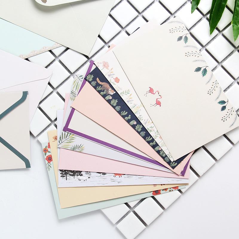 Gift Wrap 6pcs A5 Letter Writing Paper+3pcs Paper Envelope Set Lovely Flower Line Page Literary Style Stationery
Gift Wrap 6pcs A5 Letter Writing Paper+3pcs Paper Envelope Set Lovely Flower Line Page Literary Style Stationery