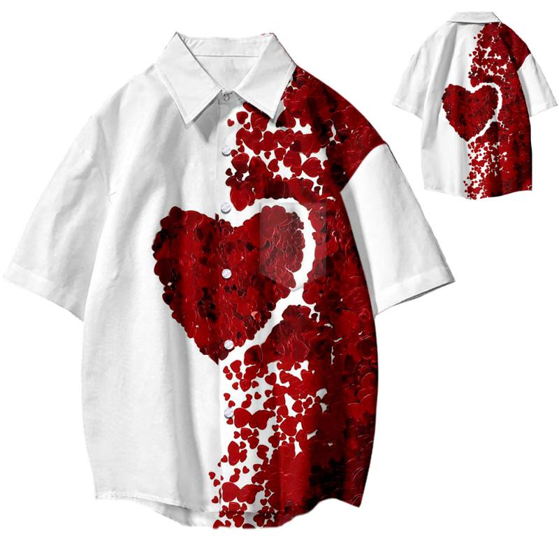 Men's Casual Shirts Summer Men's And Women's Tops Trendy Sexy Valentine's Day Hip-hop Sports T-shirts ShortMen's, Picture color
Men's Casual Shirts Summer Men's And Women's Tops Trendy Sexy Valentine's Day Hip-hop Sports T-shirts ShortMen's, Picture color