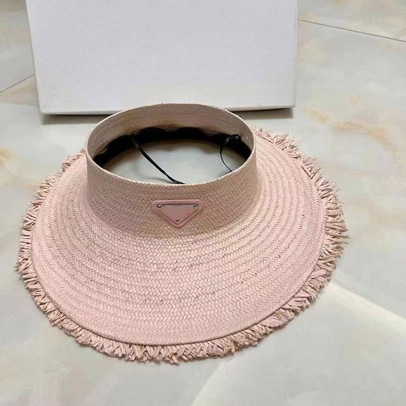 2022 Designer empty visor Straw Hat Fashion Outdoor Travel Caps High Quality Men Women Sun Hats 4 colors, P2
2022 Designer empty visor Straw Hat Fashion Outdoor Travel Caps High Quality Men Women Sun Hats 4 colors, P2