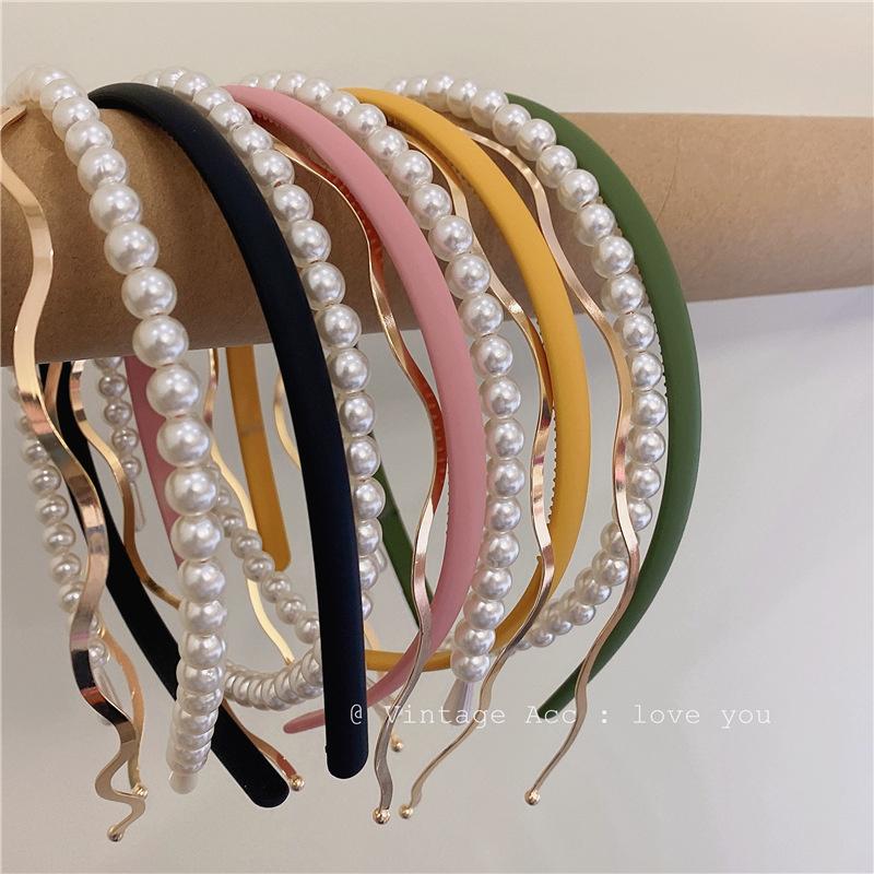 Hair Clips & Barrettes Korean 3PCS/SET Vintage Colourful Acrylic Metal Wave Band Sweet Chic Imitated-Pearl Headband For Women AccessoriesHai
Hair Clips & Barrettes Korean 3PCS/SET Vintage Colourful Acrylic Metal Wave Band Sweet Chic Imitated-Pearl Headband For Women AccessoriesHai