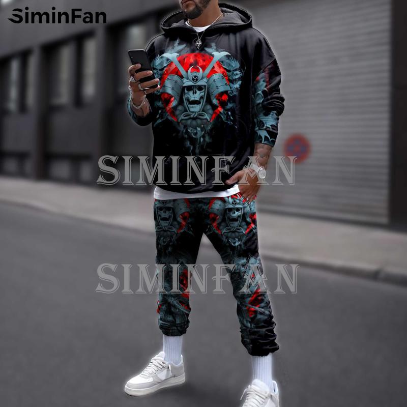 Men' Tracksuits Japanese Samurai Tattoo 3D Printed Men Hoodie Set Male Sweatpant Suit Tracksuit Hooded Pullover Two-Piece Sportswear Sweats, Pant a15-2
Men' Tracksuits Japanese Samurai Tattoo 3D Printed Men Hoodie Set Male Sweatpant Suit Tracksuit Hooded Pullover Two-Piece Sportswear Sweats, Pant a15-2