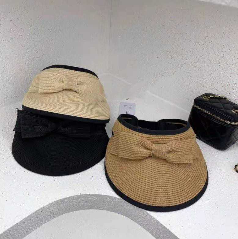 Bow Style Empty straw hats Visors 2021 Summer Designer Women sun hat Beach holiday baseball cap Grass Braid caps Droship Gifts, Black
Bow Style Empty straw hats Visors 2021 Summer Designer Women sun hat Beach holiday baseball cap Grass Braid caps Droship Gifts, Black