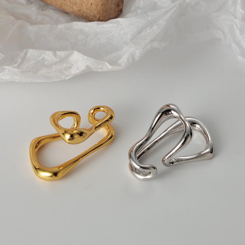 Clip-on & Screw Back Silver Light Luxury Fashion Earrings Simple Irregular Line Ear ClipClip-on
Clip-on & Screw Back Silver Light Luxury Fashion Earrings Simple Irregular Line Ear ClipClip-on