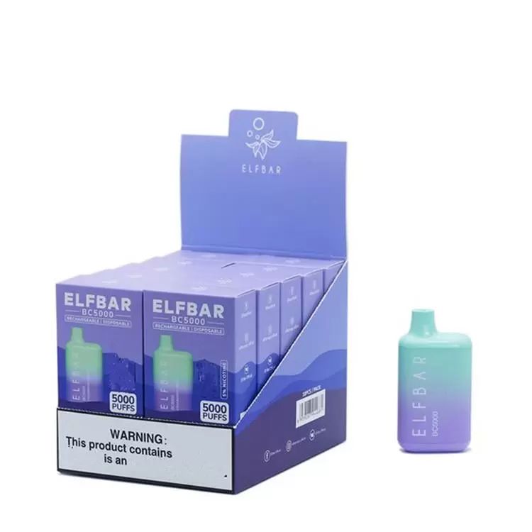 Elf Bar BC5000 Disposable Rechargeable cigarettes Kit 700mAh 11ml per-filled cartridges pod 12 Colors Vaporizers esco 5000
Elf Bar BC5000 Disposable Rechargeable cigarettes Kit 700mAh 11ml per-filled cartridges pod 12 Colors Vaporizers esco 5000