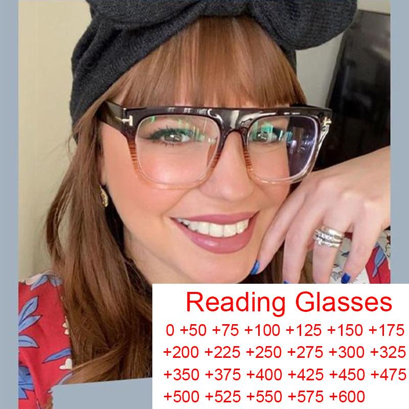 Sunglasses Fashion Reading Glasses Women Men Brand Designer Brown Gradient Eyeglasses Big Square Blue Light Points 2Sunglasses
Sunglasses Fashion Reading Glasses Women Men Brand Designer Brown Gradient Eyeglasses Big Square Blue Light Points 2Sunglasses