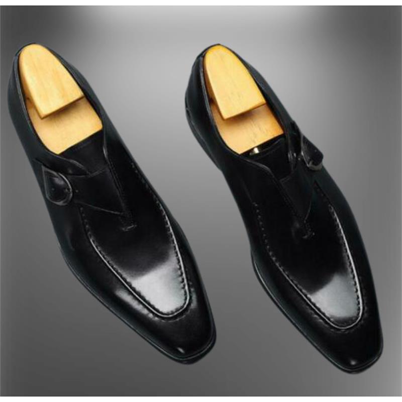 Monk Shoes Men PU Solid Color Classic Fashion Business Casual Wedding Party Personality Single Buckle Dress Shoes CP068, Clear
Monk Shoes Men PU Solid Color Classic Fashion Business Casual Wedding Party Personality Single Buckle Dress Shoes CP068, Clear