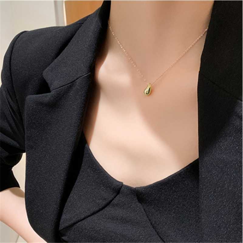 Pendant Necklaces Stainless Steel Fashion Fine Jewelry Minimalism Source Of Life Droplet Charms Chain Choker Pendants For WomenPendant
Pendant Necklaces Stainless Steel Fashion Fine Jewelry Minimalism Source Of Life Droplet Charms Chain Choker Pendants For WomenPendant
