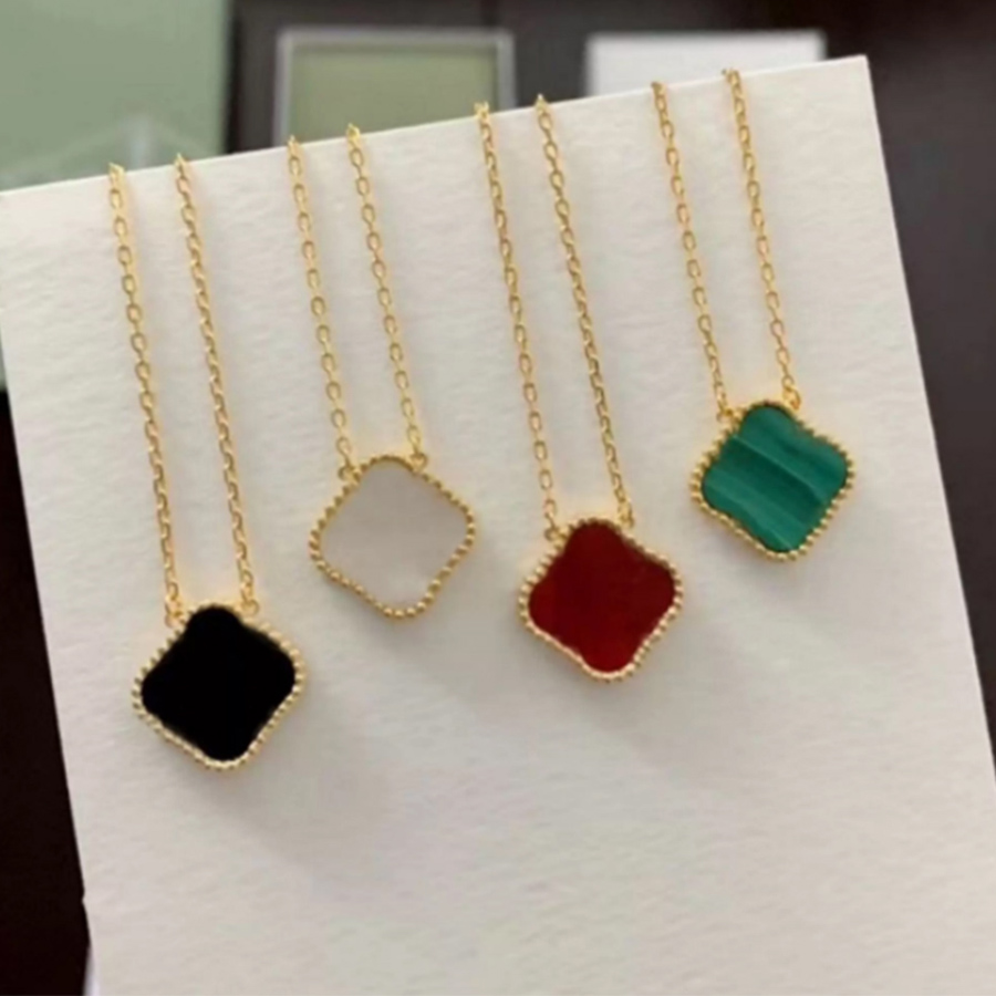 Silver Pendant necklace Designer Jewelry love necklaces Four Leaf Clover Rose Gold Eelagant Gift for womens Wedding flower shape pendants Link Chain Necklace-van
Silver Pendant necklace Designer Jewelry love necklaces Four Leaf Clover Rose Gold Eelagant Gift for womens Wedding flower shape pendants Link Chain Necklace-van