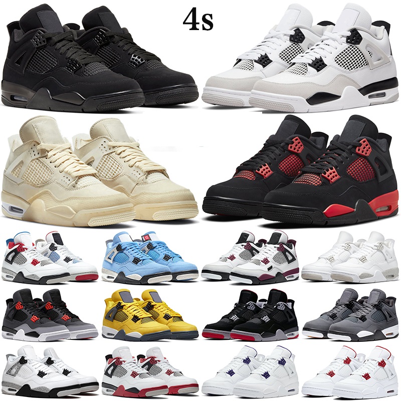New Basketball shoes men women 4 4s Red Thunder Sail Black Cat White Oreo Pure Money Infrared Zen Master Metallic Purple Cool Grey Cactus, 38
New Basketball shoes men women 4 4s Red Thunder Sail Black Cat White Oreo Pure Money Infrared Zen Master Metallic Purple Cool Grey Cactus, 38