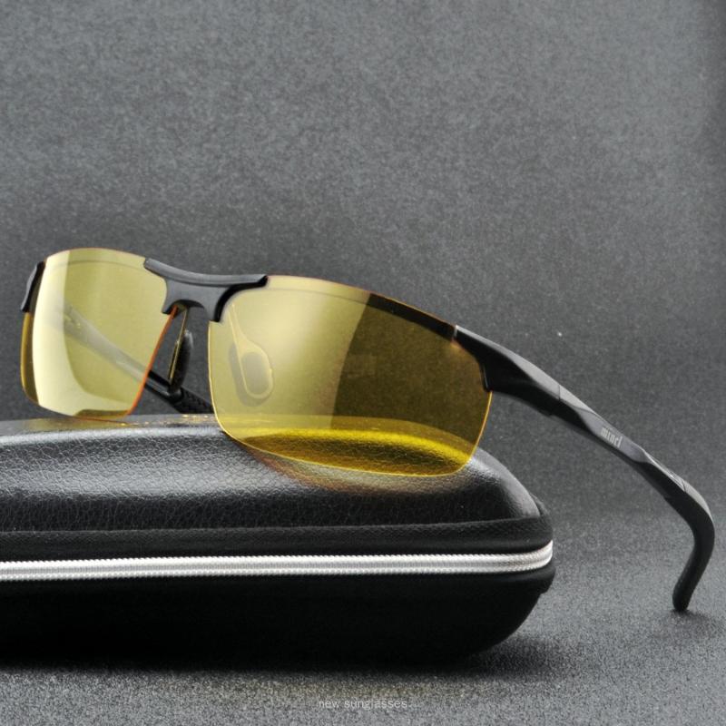 Sunglasses Frameless Square Night Vision Glasses For Driving Goggles Polarized Yellow Aluminum UV Sun Glassses Men NX
Sunglasses Frameless Square Night Vision Glasses For Driving Goggles Polarized Yellow Aluminum UV Sun Glassses Men NX