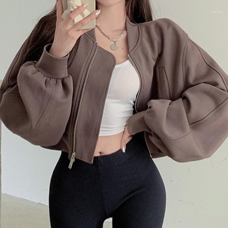 Women's Jackets Women Autumn Winter Long Sleeve Warm Jacket Zipper Casual Thicken Elegant Short Coat Femme Outwear Fashion Korean Overcoat, Black
Women's Jackets Women Autumn Winter Long Sleeve Warm Jacket Zipper Casual Thicken Elegant Short Coat Femme Outwear Fashion Korean Overcoat, Black