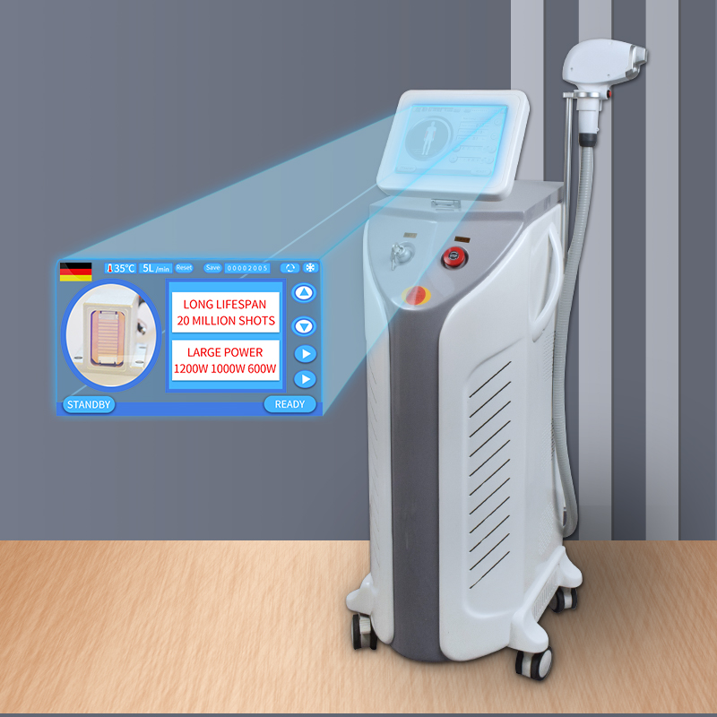 Three Wavelength Diode Laser Hair Removal Epilator Machine Relaxing Permanent 755 808 1064 nm Equipment 600W For Choose All Colors Type Beauty Salon Use