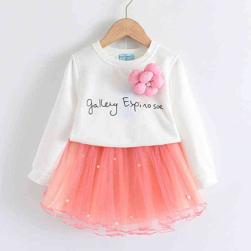 Melario Girls Dresses Autumn Casual Baby Girls Clothes Kids Dresses for Girls Cotton Mesh Birthday Princess Dress New Daily Wear Y220510