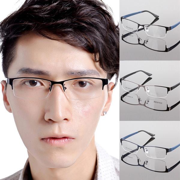 Fashion Sunglasses Frames Durable Men Eyewear Metal Frame Half Rim Designer Clear Lens Eye Glasses Oculos De SolFashion
Fashion Sunglasses Frames Durable Men Eyewear Metal Frame Half Rim Designer Clear Lens Eye Glasses Oculos De SolFashion