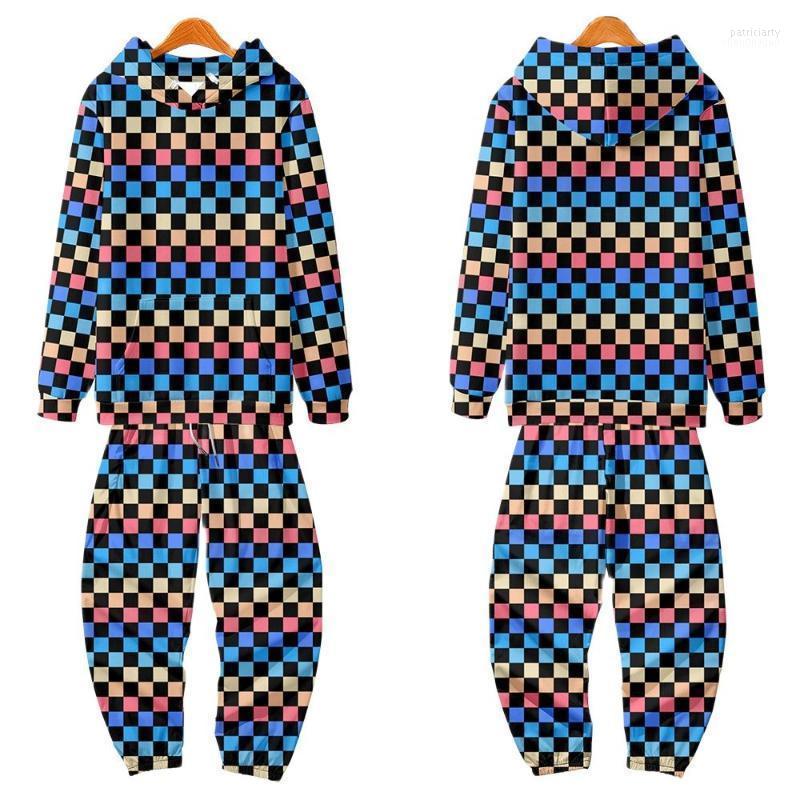 Men' Hoodies & Sweatshirts Spring Autumn 2 Piece Set Men And Pants Tracksuit Plaid Printed Pullover Sweatshirt Trousers Patr22 
Men' Hoodies & Sweatshirts Spring Autumn 2 Piece Set Men And Pants Tracksuit Plaid Printed Pullover Sweatshirt Trousers Patr22