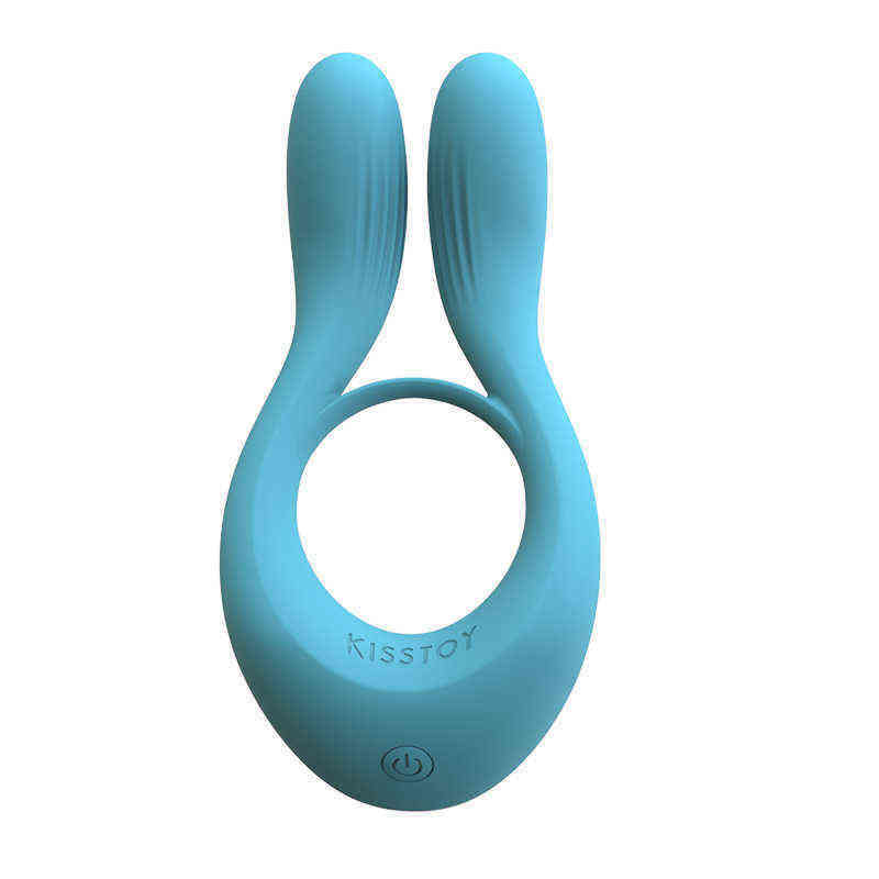 NXY Vibrators Wow yes Eurasia kiss Toy New Martin lock ring husband and wife shock silicone fun products set 0318