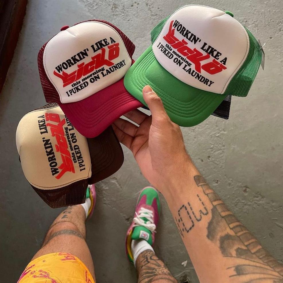 Brown Workin' Like a Sicko this morning I puked on laundry Cap Hat Trucker285T
Brown Workin' Like a Sicko this morning I puked on laundry Cap Hat Trucker285T