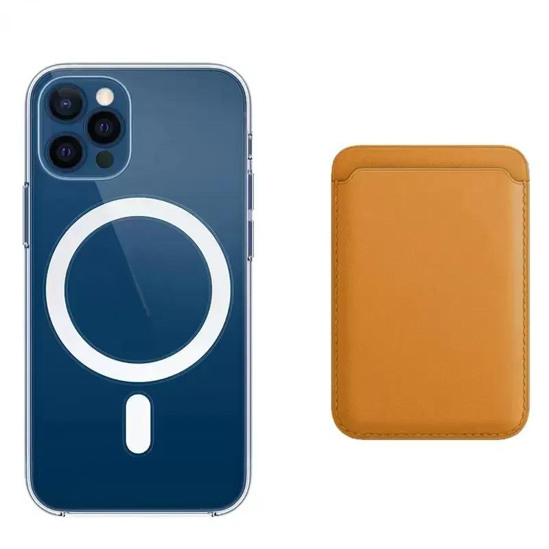 Magnetic Cases 2in1 For Magsafe Wireless Charging Transparent Phone Case For iPhone 12 11 13 Pro XS Max Leather Card Holder Cover, Case yellow bag
Magnetic Cases 2in1 For Magsafe Wireless Charging Transparent Phone Case For iPhone 12 11 13 Pro XS Max Leather Card Holder Cover, Case yellow bag