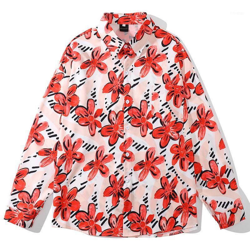 Men's Casual Shirts Mens Full Floral Print Hawaii Long Sleeve Oversized Chic Blouse Summer Harajuku Button Streetwear Camisa Masculina, Red
Men's Casual Shirts Mens Full Floral Print Hawaii Long Sleeve Oversized Chic Blouse Summer Harajuku Button Streetwear Camisa Masculina, Red