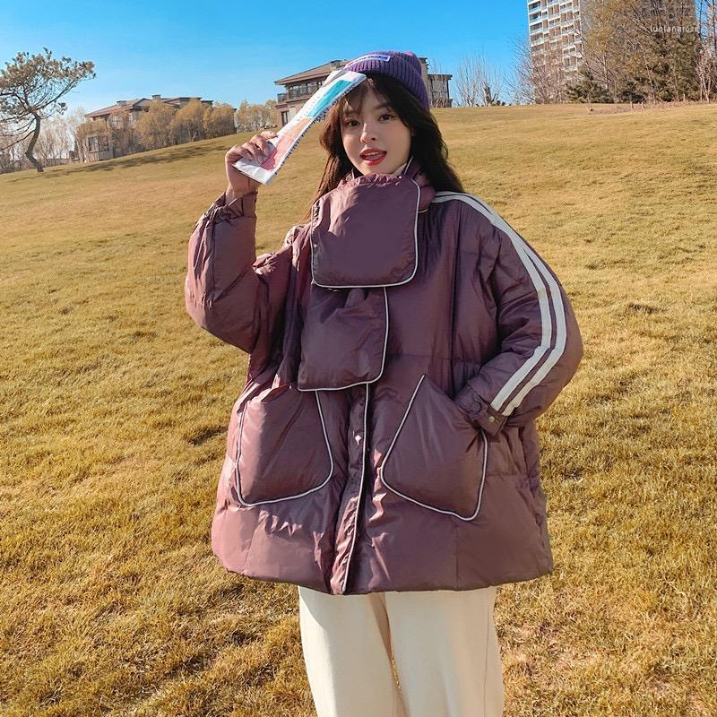 Women' Down & Parkas Winter White Duck Cotton Jacket Korean Version Loose Contrast Color Edging Thickening Short Lightweight DDII567 Luci22, Photo color
Women' Down & Parkas Winter White Duck Cotton Jacket Korean Version Loose Contrast Color Edging Thickening Short Lightweight DDII567 Luci22, Photo color