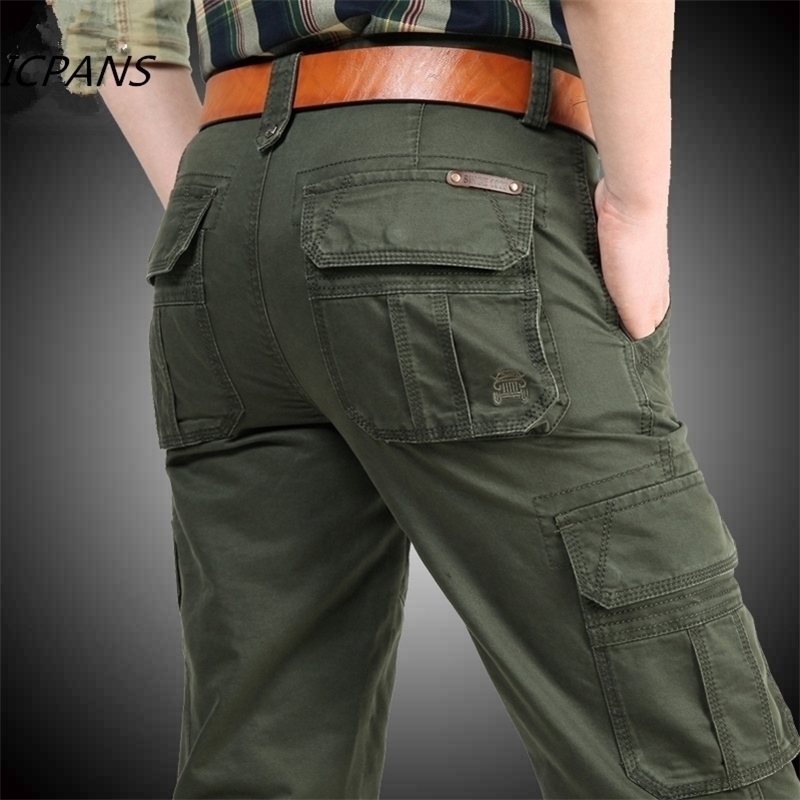 ICPANS Cargo Pants Mens Cotton Military Multipockets Baggy Men Pants Casual Trousers Overalls Army Pants Joggers Size 42 44 201110, 2155 khaki
ICPANS Cargo Pants Mens Cotton Military Multipockets Baggy Men Pants Casual Trousers Overalls Army Pants Joggers Size 42 44 201110, 2155 khaki