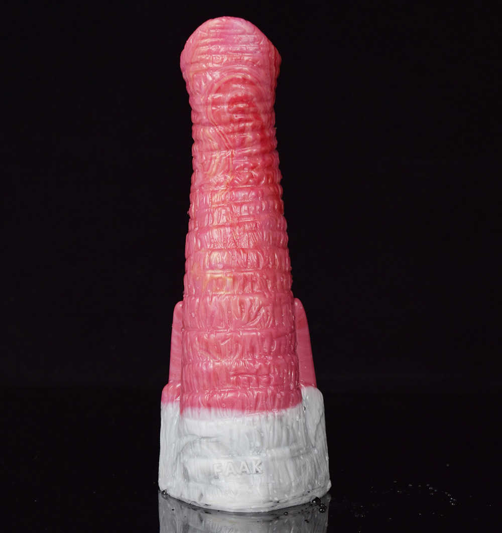 Faak imitation elephant trunk silicone animal penis female adult fun anal plug toy