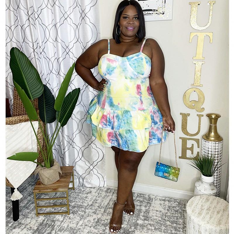 Plus Size Dresses Oversize Summer Dress Women Clothing 3XL 4XL5XL Sling Tie Dye Print Fashion Strapless Sexy Slim Cake VestidoPlus, Tie dye printed
Plus Size Dresses Oversize Summer Dress Women Clothing 3XL 4XL5XL Sling Tie Dye Print Fashion Strapless Sexy Slim Cake VestidoPlus, Tie dye printed
