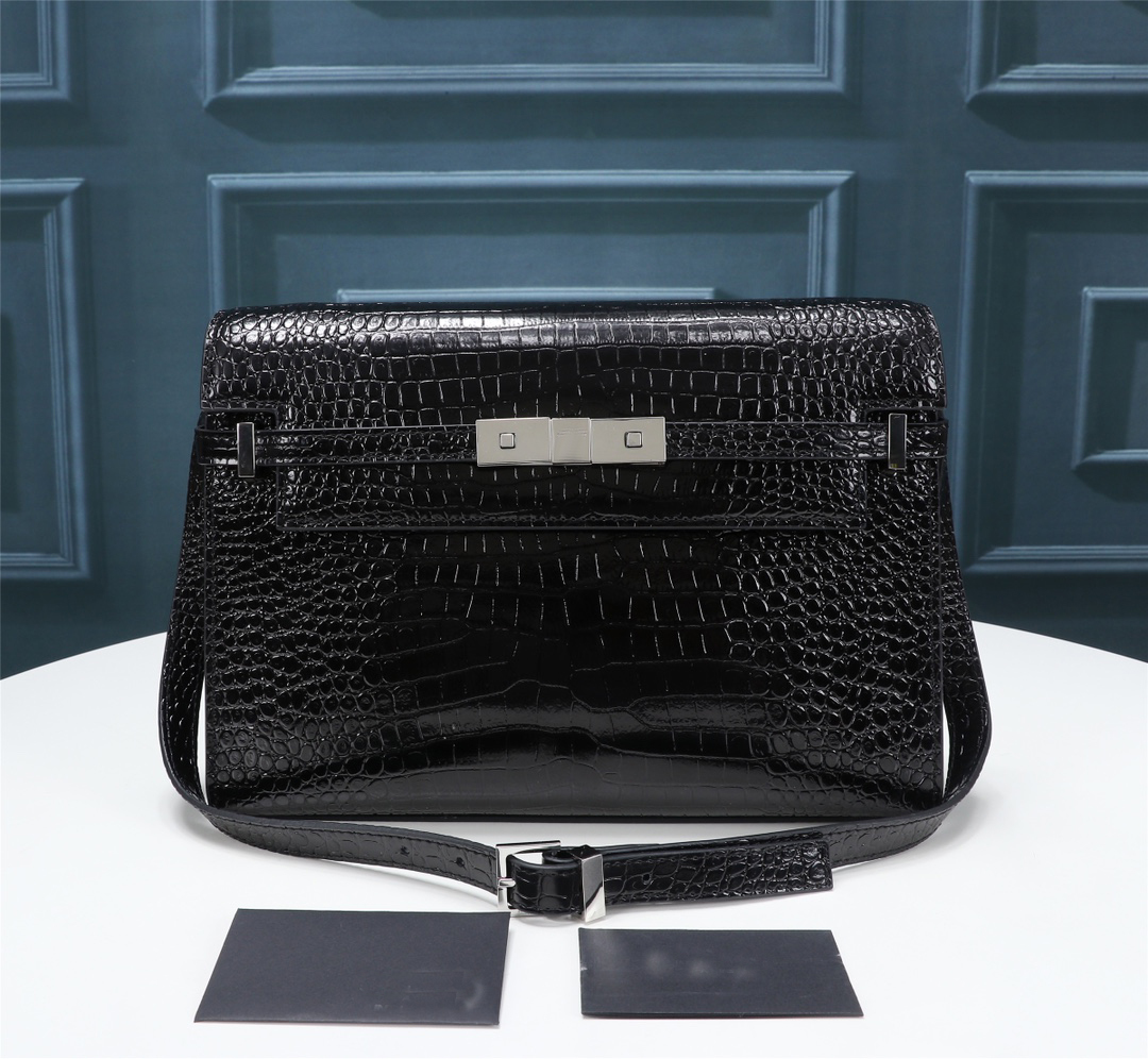 2022 Newest Flip Manhattan Baguette Bag Business Casual One Pack Multi-purpose Leather 579271 Fashion Bag, Black
2022 Newest Flip Manhattan Baguette Bag Business Casual One Pack Multi-purpose Leather 579271 Fashion Bag, Black