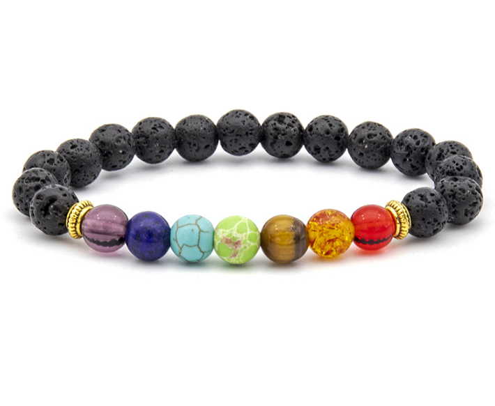 Men's Colorful Volcanic Stone Bracelet Handmade Beaded Natural Volcanic Stone Bracelet
Men's Colorful Volcanic Stone Bracelet Handmade Beaded Natural Volcanic Stone Bracelet