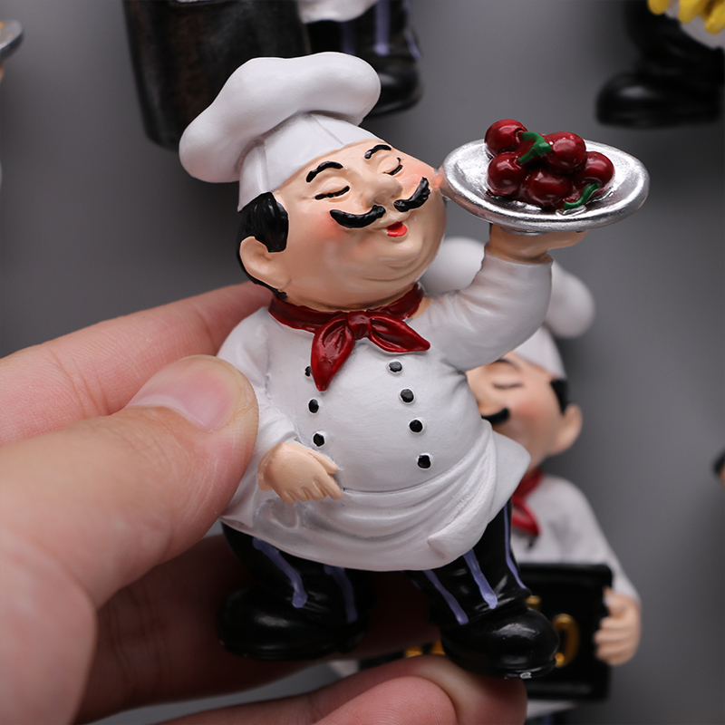 restaurant chef refrigerator pasted bread master 3d fridge magnet magnetic refrigerator pasted handmade collection great chefs