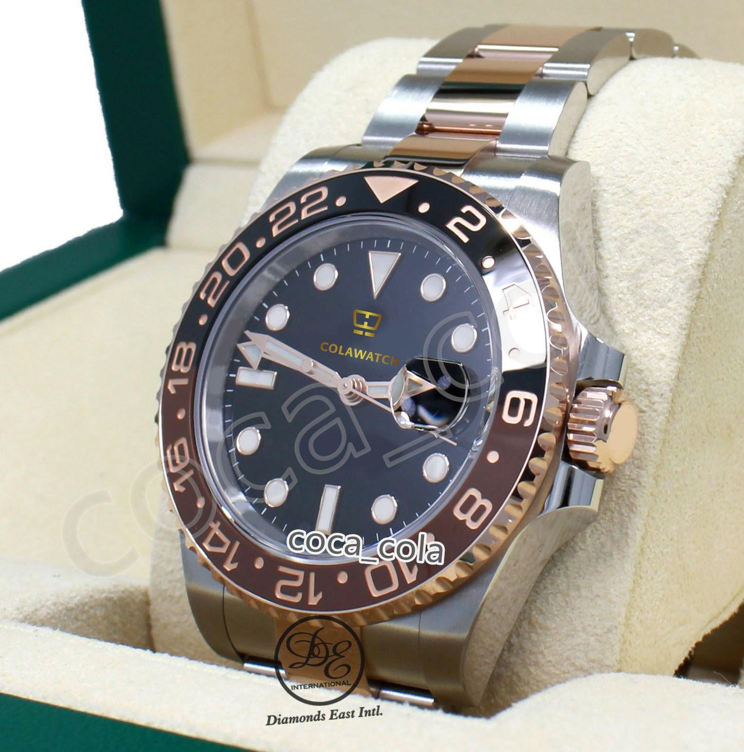 Store recommendation v7 watch waterproof Box Papers GMT Rose Gold Black Brown Cerachrom Bezel Dual time zone Mechanical Automatic Movement Mens B/P Diver watches
Store recommendation v7 watch waterproof Box Papers GMT Rose Gold Black Brown Cerachrom Bezel Dual time zone Mechanical Automatic Movement Mens B/P Diver watches