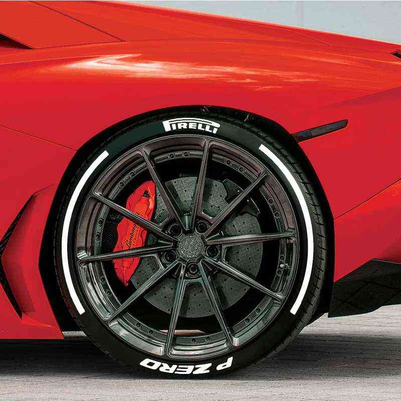 tire letter stickers 3D rubber reflective waterproof racing Wheel stickers Personalized custom decals for car motorcycle Style Y220609
