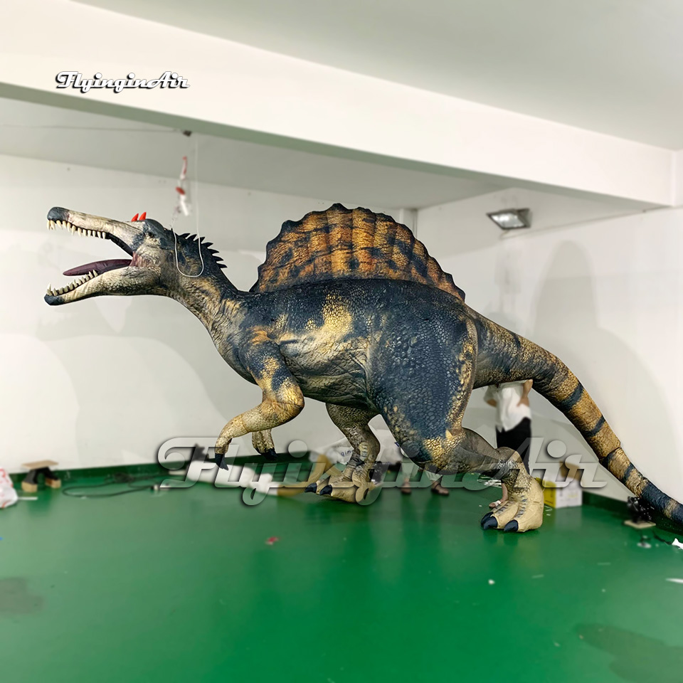 Fantastic Large Inflatable Dinosaur Spinosaurus Animal Model Air Blow Up Spinosaur For Zoo And Museum Decoration