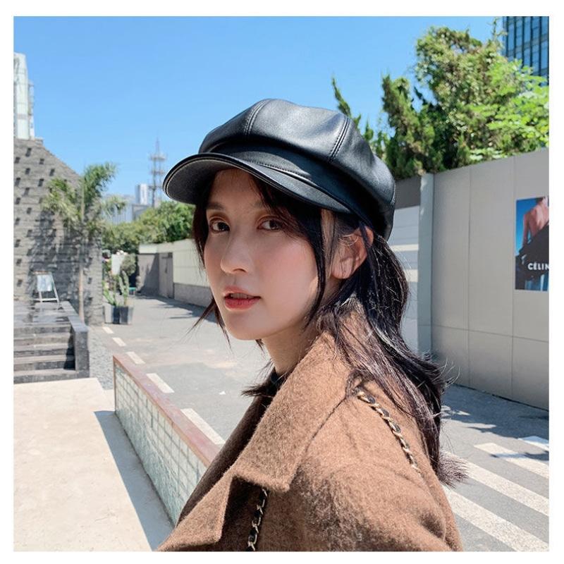 Berets Sboy Caps Arrive Women Gatsby Cap Ladies Beret Leather Captain Female Octagonal Hats Painter Tour CapBerets, Black
Berets Sboy Caps Arrive Women Gatsby Cap Ladies Beret Leather Captain Female Octagonal Hats Painter Tour CapBerets, Black