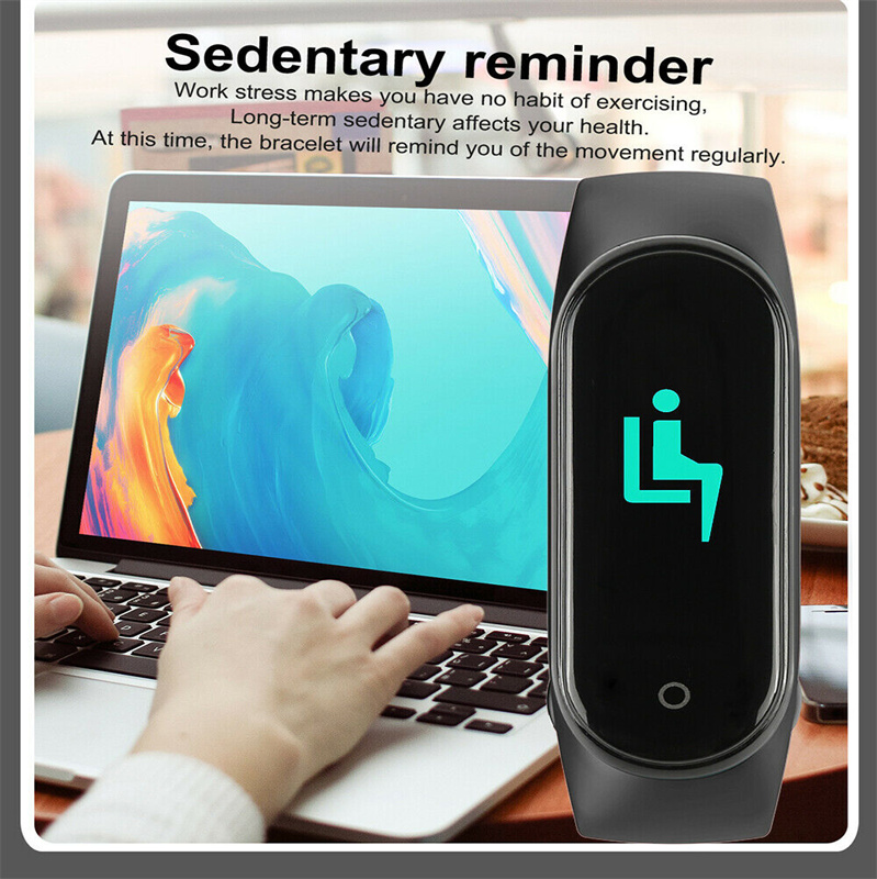 Waterproof Smartwatch Wristbands M4 Smart Watch Bluetooth Bracelet Wristband Heart Rate Blood Pressure Test Fitness Tracker Sport Watch Dropship