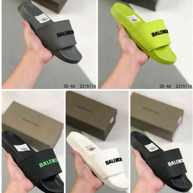 Slippers Balencigas Pool Slide Sandal Paris lovers' summer Flip Flops Beach indoor and outdoor non slip BL letters versatile trend, White
Slippers Balencigas Pool Slide Sandal Paris lovers' summer Flip Flops Beach indoor and outdoor non slip BL letters versatile trend, White