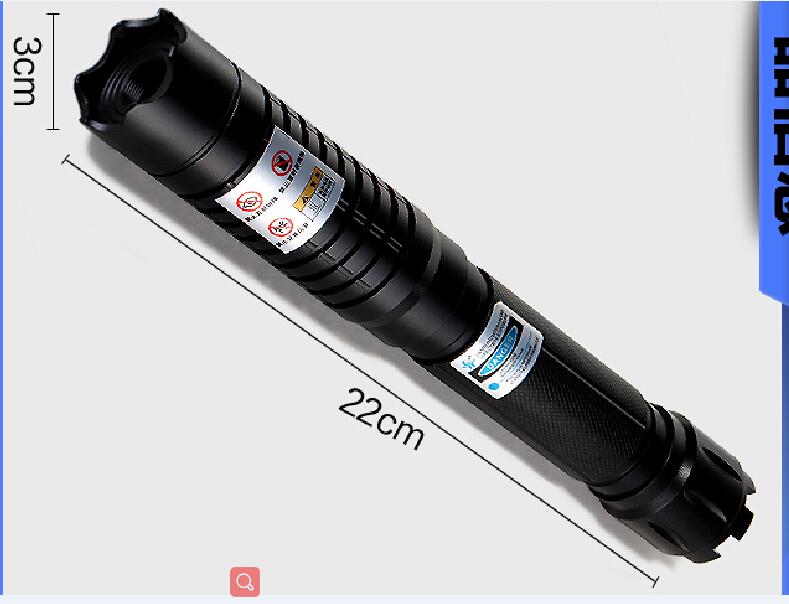 Burning Blue Laser Pointer 5mw Powerful Mw 445nm 50000m Burns Torch 450nm Focusable Flashlight Burn Match with 5 Star Cap