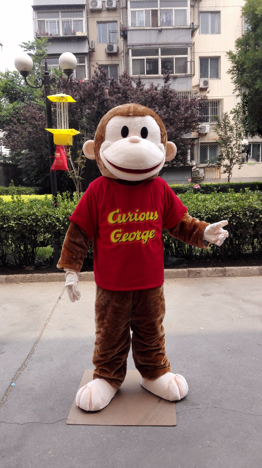 george monkey mascot costume red monkey custom adult size cartoon character kits mascotte carnival costume41223, Brown
george monkey mascot costume red monkey custom adult size cartoon character kits mascotte carnival costume41223, Brown