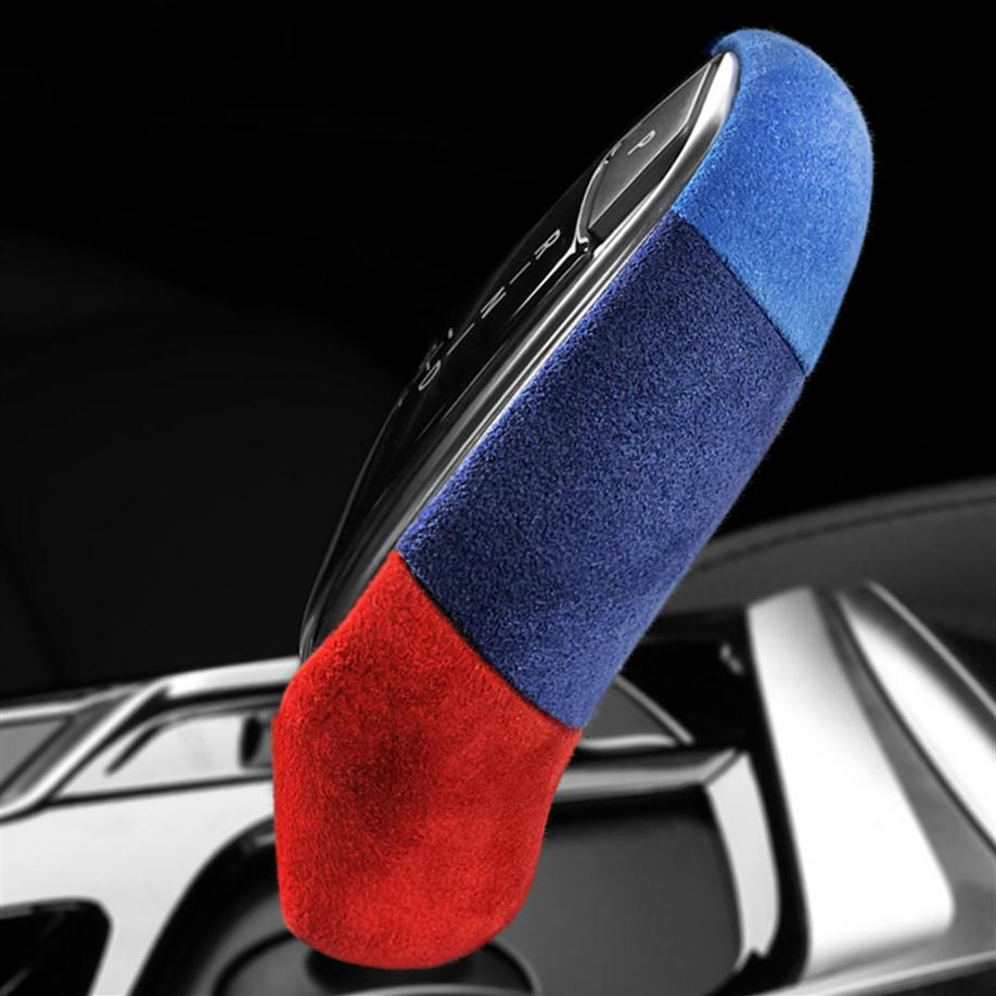 

Alcantara Wrap Leather Car Gear Shift Knob ABS Cover Decoration for BMW G30 G38 G32 G01 G02 G08 G11 G12 6GT X3 X4 5 7 Series225o